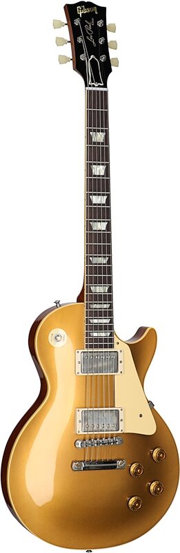 Gibson Custom 57 Les Paul Standard Goldtop VOS Electric Guitar (with Case), Gold Top, Serial Number 73773, Body Left Front