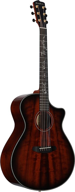 Breedlove Jeff Bridges Oregon Dreadnought Concerto CE Acoustic-Electric Guitar (with Gig Bag), New, Serial Number 28383, Body Left Front