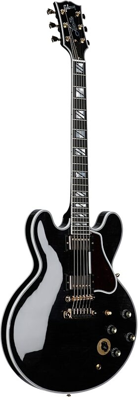 Gibson Custom B.B. King Lucille Legacy ES-355 Electric Guitar (with Case), Transparent Ebony, Serial Number CS301074, Body Left Front