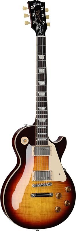 Gibson Les Paul Standard '50s AAA Top Electric Guitar (with Case), Bourbon Burst, Serial Number 212530296, Body Left Front