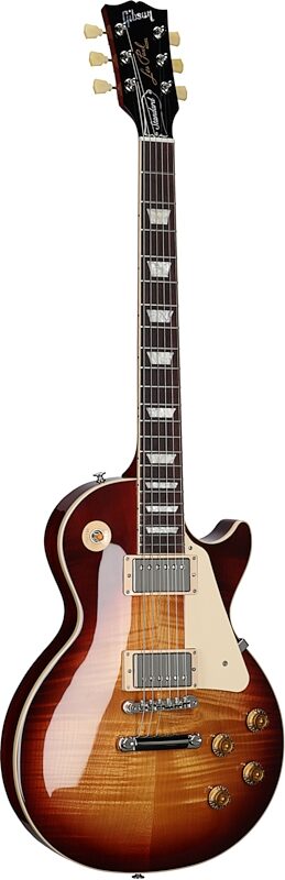 Gibson Les Paul Standard '50s AAA Top Electric Guitar (with Case), Bourbon Burst, Serial Number 213030247, Body Left Front