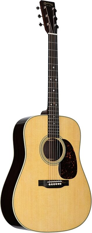 Martin D-28 Reimagined Dreadnought Acoustic Guitar (with Case), Natural, Serial Number M2742354, Body Left Front