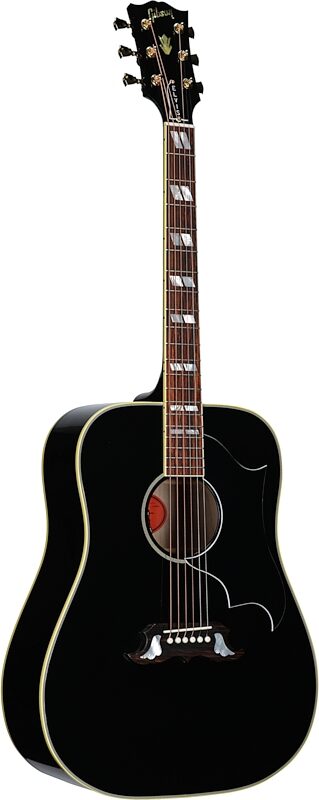 Gibson Elvis Presley Dove Acoustic-Electric Guitar (with Case), Ebony, Serial Number 22193059, Body Left Front