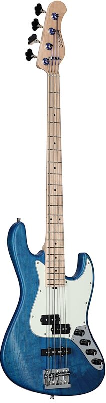 Sadowsky MetroLine 21-Fret Vintage P/J Electric Bass, 4-String (with Gig Bag), Ocean Blue, Serial Number SML C 002821-23, Body Left Front