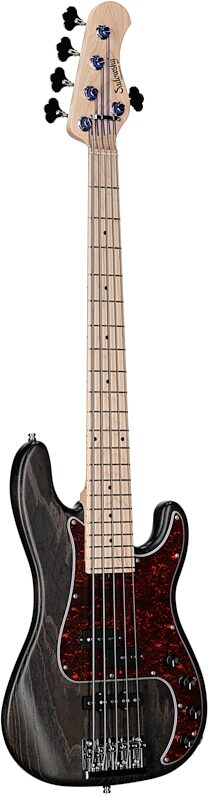 Sadowsky MetroLine 21-Fret Hybrid P/J Bass, 5-String (with Gig Bag), Nirvana Black, Serial Number SML G 003201-23, Body Left Front