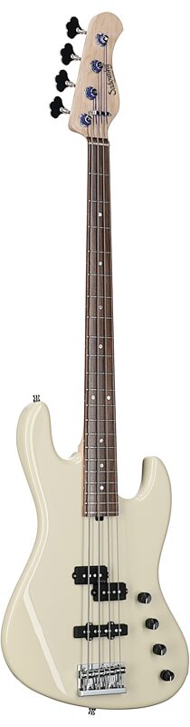 Sadowsky MetroLine 21-fret Verdine White Bass, 4-String (with Gig Bag), Olympic White, Serial Number SML F 003092-23, Body Left Front