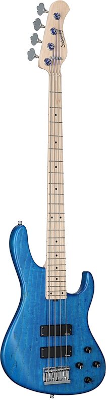 Sadowsky MetroLine 24-fret Modern Bass, 4-String (with Gig Bag), Ocean Blue, Serial Number SML G 003160-23, Body Left Front