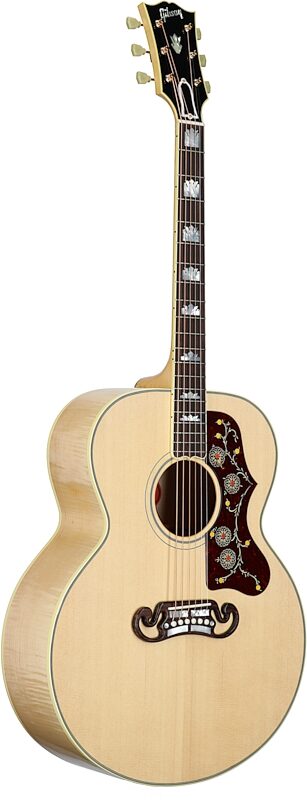 Gibson SJ-200 Original Jumbo Acoustic-Electric Guitar (with Case), Antique Natural, Serial Number 22553043, Body Left Front