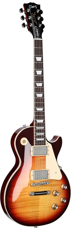 Gibson Exclusive '60s Les Paul Standard AAA Flame Top Electric Guitar (with Case), Bourbon Burst, Serial Number 226130330, Body Left Front