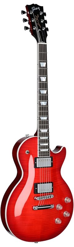 Gibson Les Paul Modern Figured AAA Electric Guitar (with Case), Cherry Burst, Serial Number 221330133, Body Left Front