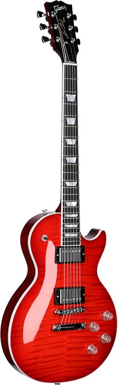 Gibson Les Paul Modern Figured AAA Electric Guitar (with Case), Cherry Burst, Serial Number 221330134, Body Left Front