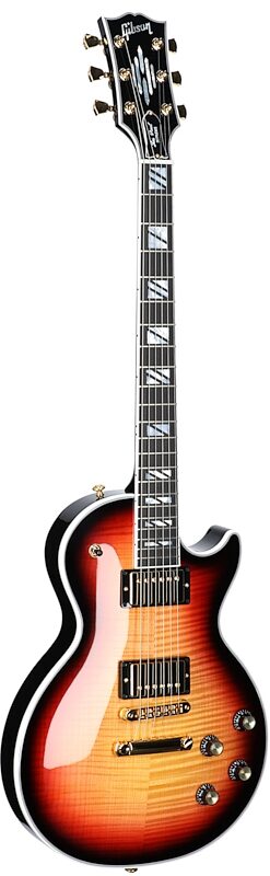 Gibson Les Paul Supreme AAA Figured Electric Guitar (with Case), Fireburst, Serial Number 227030140, Body Left Front