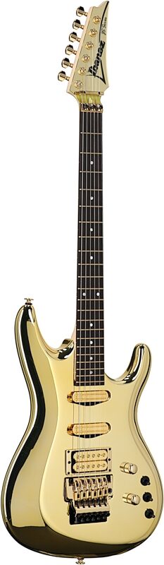 Ibanez JS-2 Joe Satriani Signature Electric Guitar (with Case), Gold, Serial Number 210001F2304821, Body Left Front