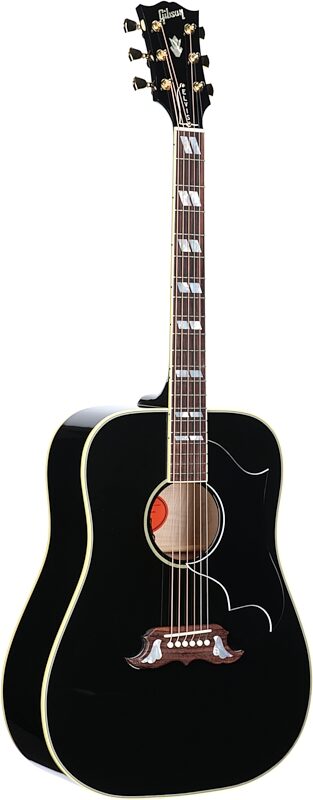 Gibson Elvis Presley Dove Acoustic-Electric Guitar (with Case), Ebony, Serial Number 23193030, Body Left Front