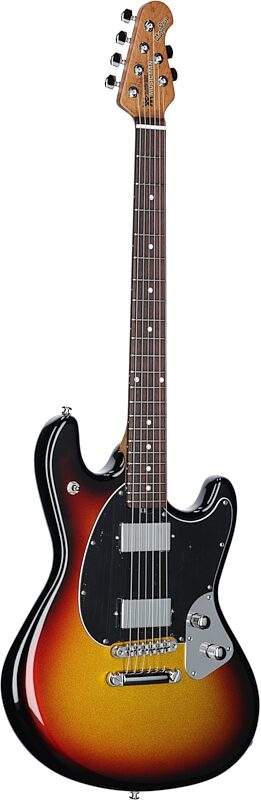 Ernie Ball Music Man StingRay HT Electric Guitar (with Case), Showtime, Serial Number H05550, Body Left Front