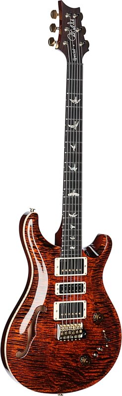 PRS Paul Reed Smith Special Semi-Hollow LTD 10-Top Electric Guitar (with Case), Orange Tiger, with Case, Serial Number 0371408, Body Left Front