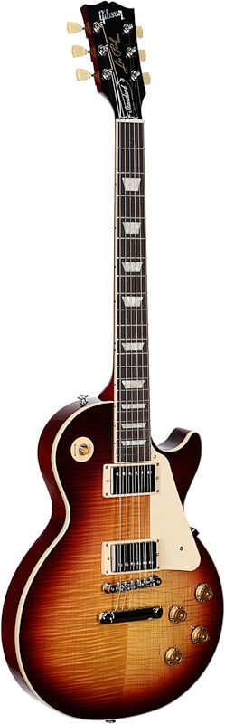 Gibson Les Paul Standard '50s AAA Top Electric Guitar (with Case), Bourbon Burst, Serial Number 213930237, Body Left Front