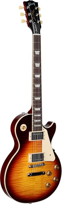Gibson Les Paul Standard '50s AAA Top Electric Guitar (with Case), Bourbon Burst, Serial Number 213730136, Body Left Front