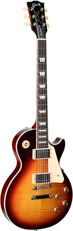 Gibson Les Paul Standard '50s AAA Top Electric Guitar (with Case), Bourbon Burst, Serial Number 213530232, Body Left Front