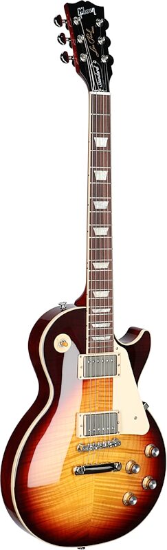Gibson Exclusive '60s Les Paul Standard AAA Flame Top Electric Guitar (with Case), Bourbon Burst, Serial Number 226330352, Body Left Front