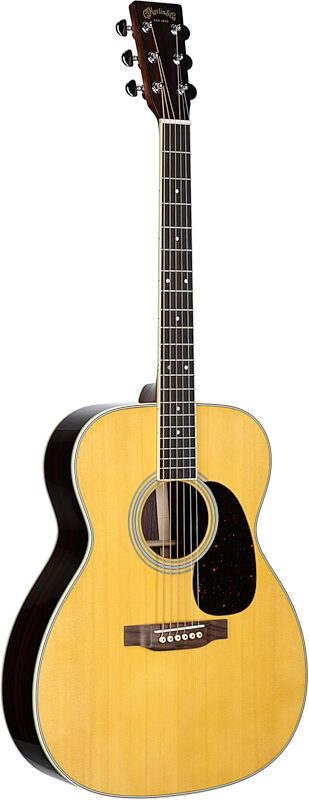 Martin M-36 Redesign Acoustic Guitar (with Case), Natural, Serial Number M2807641, Body Left Front