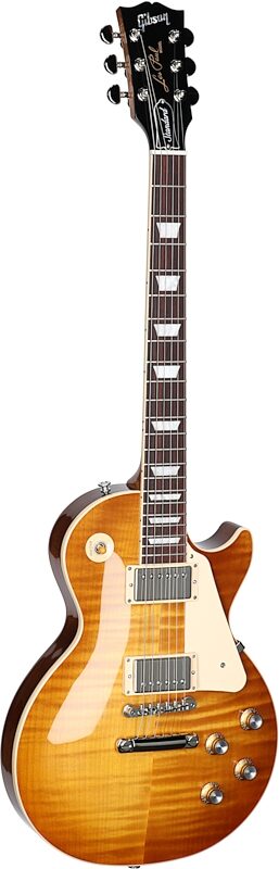 Gibson Exclusive Les Paul Standard '60s AAA Top Electric Guitar (with Case), Dirty Lemon, Serial Number 226330394, Body Left Front
