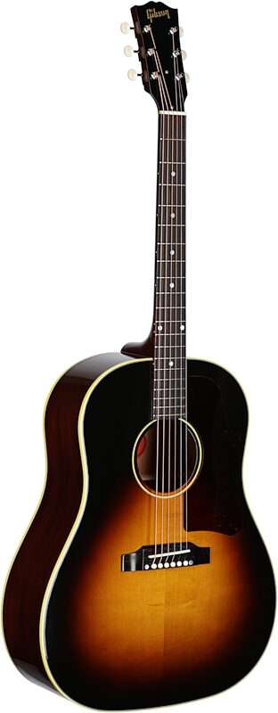 Gibson '50s J-45 Original Acoustic-Electric Guitar (with Case), Vintage Sunburst, Serial Number 23563078, Body Left Front