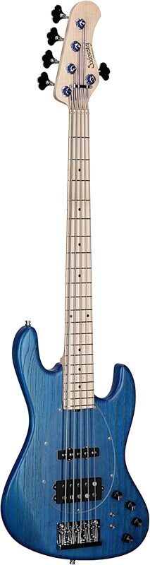 Sadowsky MetroLine 21-Fret Vintage M/J Bass, 5-String (with Gig Bag), Ocean Blue, Serial Number SML L 003545-23, Body Left Front