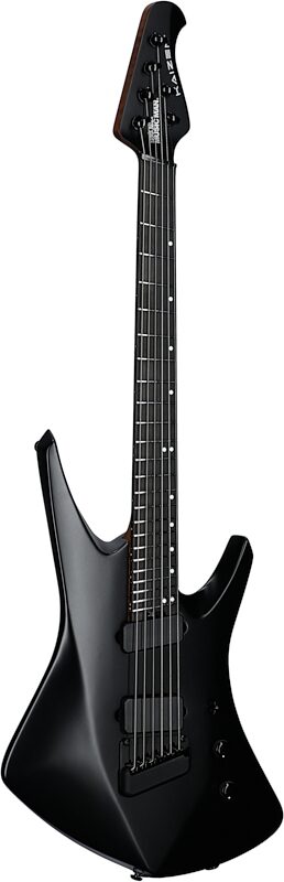 Ernie Ball Music Man Kaizen 6 Electric Guitar (with Case), Apollo Black, Serial Number S10241, Body Left Front