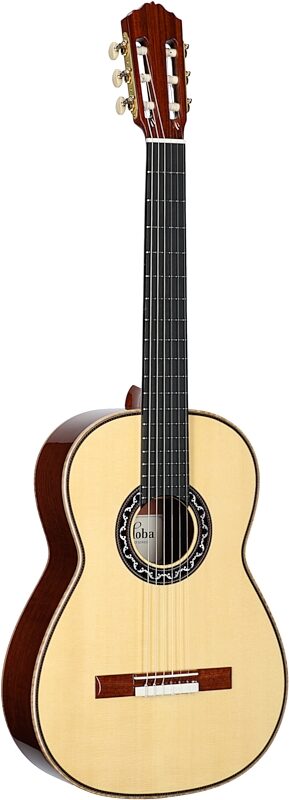 Cordoba Esteso SP Classical Acoustic Guitar (with Case), Natural, Serial Number 72203591, Body Left Front