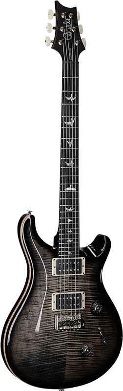 PRS Paul Reed Smith Custom 24 Gen III Electric Guitar (with Case), Charcoal Burst, Serial Number 0378056, Body Left Front