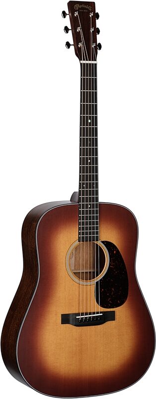 Martin D-18 Satin Acoustic Guitar (with Case), Amberburst, Serial Number M2832638, Body Left Front
