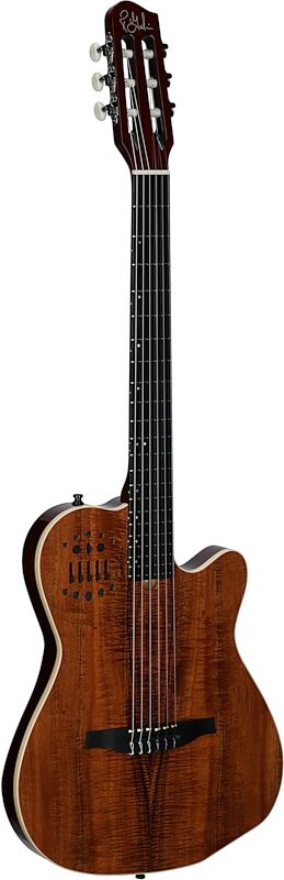Godin ACS Nylon Koa Extreme HG Acoustic-Electric Guitar (with Gig Bag), New, Serial Number 23304980, Body Left Front