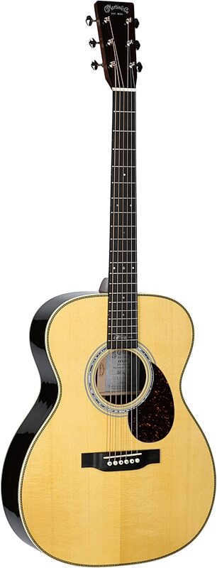 Martin OM-JM John Mayer Special Edition Acoustic-Electric Guitar (with Case), New, Serial Number M2832946, Body Left Front