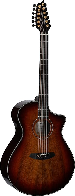 Breedlove Oregon Concerto Dreadnought 12-String CE Acoustic-Electric Guitar (with Case), Old Fashioned, Serial Number 29340, Body Left Front