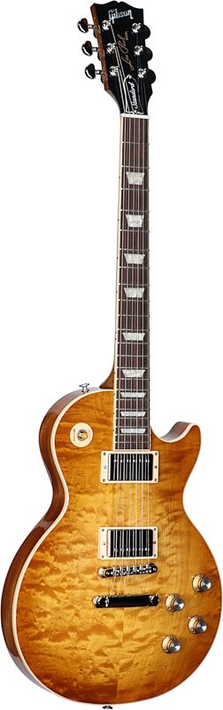 Gibson Exclusive Les Paul Standard 60s AAA Electric Guitar, Quilted Honeyburst, Serial Number 230430043, Body Left Front
