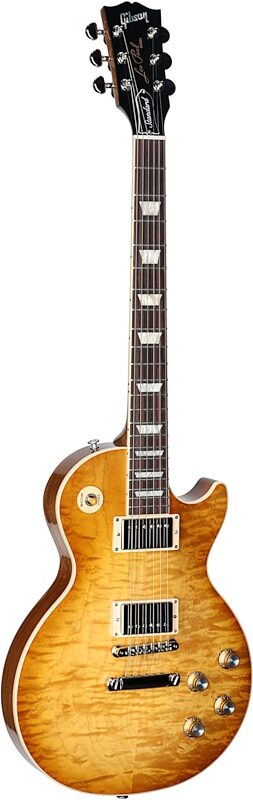 Gibson Exclusive Les Paul Standard 60s AAA Electric Guitar, Quilted Honeyburst, Serial Number 229330273, Body Left Front