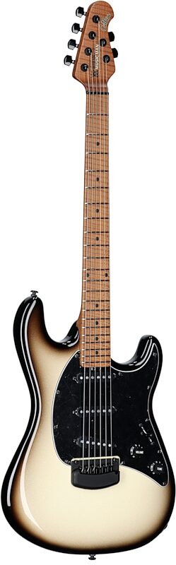 Ernie Ball Music Man Cutlass HT Electric Guitar (with Mono Gig Bag), Brulee, Serial Number H05363, Body Left Front