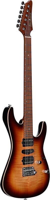 Ibanez AZ2407F Prestige Electric Guitar (with Case), Brown Sphalerite, Serial Number 210001F2331892, Body Left Front