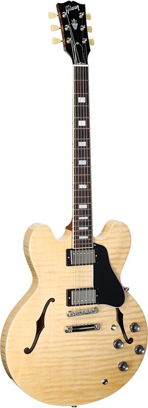 Gibson ES-335 Figured Electric Guitar (with Case), Antique Natural, Serial Number 207440246, Body Left Front