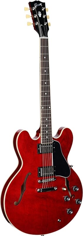 Gibson ES-335 Electric Guitar (with Case), Sixties Cherry, Serial Number 206740000, Body Left Front