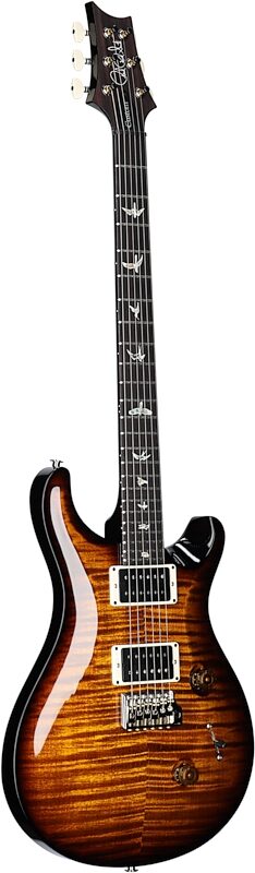 PRS Paul Reed Smith Custom 24 Gen III Electric Guitar (with Case), Black Gold Burst, Serial Number 0382219, Body Left Front