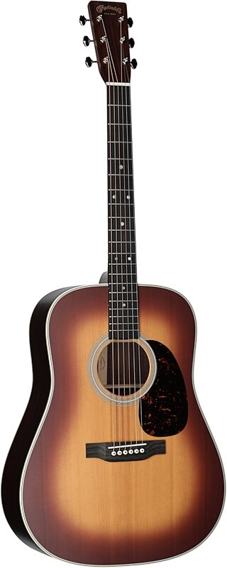 Martin D-28 Satin Acoustic Guitar (with Case), Amberburst, Serial Number M2846131, Body Left Front