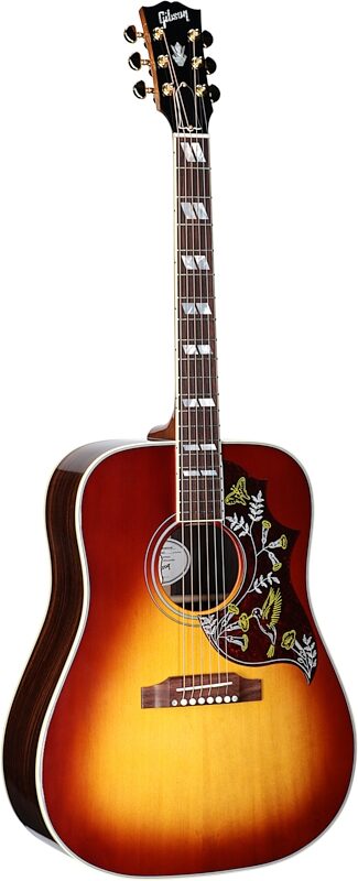 Gibson Hummingbird Standard Rosewood Acoustic-Electric Guitar (with Case), Rosewood Burst, Serial Number 20954047, Body Left Front