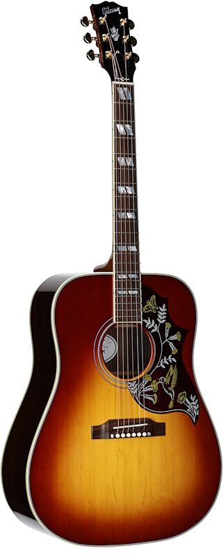Gibson Hummingbird Standard Rosewood Acoustic-Electric Guitar (with Case), Rosewood Burst, Serial Number 20884095, Body Left Front