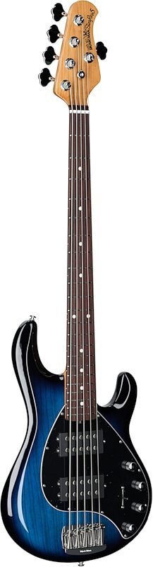 Ernie Ball Music Man StingRay 5 Special HH Electric Bass (with Case), Pacific Blue, Serial Number K02770, Body Left Front