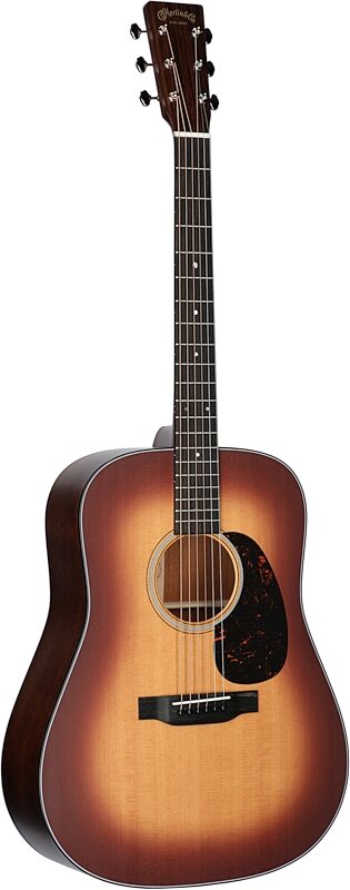 Martin D-18 Satin Acoustic Guitar (with Case), Amberburst, Serial Number M2854843, Body Left Front