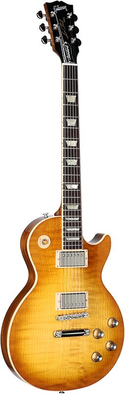 Gibson Exclusive Les Paul Standard 60s AAA Electric Guitar, Quilted Honeyburst, Serial Number 212140106, Body Left Front