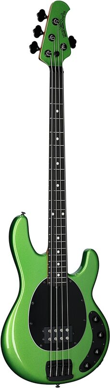 Ernie Ball Music Man StingRay Special Electric Bass (with Mono Case), Kiwi Green, Serial Number K02614, Body Left Front
