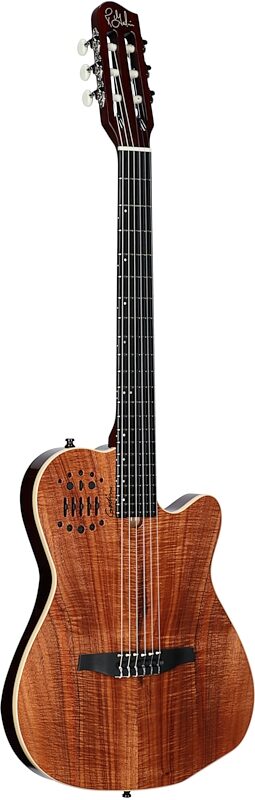 Godin ACS Nylon Koa Extreme HG Acoustic-Electric Guitar (with Gig Bag), New, Serial Number 24308553, Body Left Front